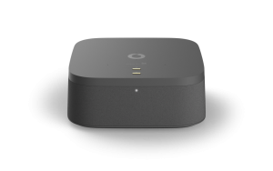 „Auf dem Bild sieht man die GigaTV Home Sound, die dritte Gerätegeneration von GigaTV bei Vodafone mit eingebauten Lautsprechern.“