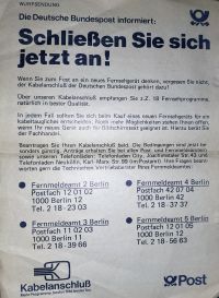 Kabelpilotprojekt Berlin Post Wurfsendung 1985 2.jpg